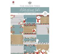 The Paper Tree A Natale Racconto Carta Pastiglia, Inserire, Colore Scheda, 6x6,