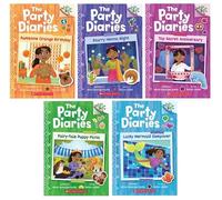 The Party Diaries Series 5-Book Collection Set - Scholastic Branches Early Chapter Books for Ages 5 to 7 - Awesome Orange Birthday, Starry Henna Night, Top Secret Anniversary, Fairy-Tale Puppy Picnic