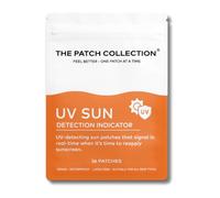 The Patch Collection Cerotto indicatore di rilevamento solare UV | Colorante viola idrocolloide, fotocromatico (confezione da 36)