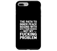 The Path To Inner Peace Begins With Four Words -- Custodia per iPhone 7 Plus/8 Plus