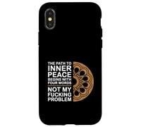 The Path To Inner Peace Begins With Four Words |--- Custodia per iPhone X/XS