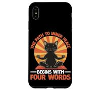 The Path To Inner Peace Begins With Four Words Custodia per iPhone XS Max
