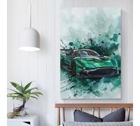The Pattern Aston Martin V, poster con stampa artistica da parete per foto, poster da appendere, decorazione per la famiglia, forniture per la casa e le feste, 50 x 75 cm