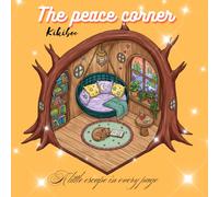 The peaceful corner: Color. Adult coloring book . Relax. Self care coloring book. Cozy corner . Mindful art therapy