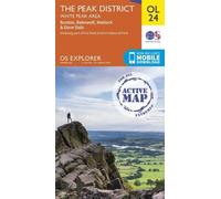 The Peak District (Map) OS Explorer Active Map