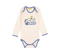 The Peanuts Baby Body Snoopy - Hello - Tutina unisex per bambini a manica lunga bianca (74-80)