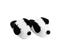 The Peanuts Snoopy 3D Pantofole con orecchie oscillanti per uomo e donna - Ciabatte unisex per bambole, colore: bianco e nero