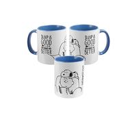 mug - books are better - inner blue: ceramic, 320ml