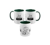 The Peanuts Tazza Snoopy - Just one more chapter! Tazza da caffè in ceramica verde bianco 320 ml