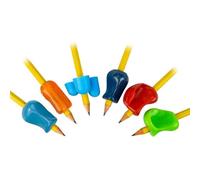 The Pencil Grip Assortimento di alta qualità, confezione da 12 con 2 impugnature originali per matita, 2 impugnature incrociate, 2 impugnature per pizzicare, 2 impugnature irregolari, 2 impugnature