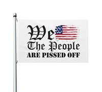 The People Are Pissed Off Flag 3x5 Ft Double Side Outdoor Farmhouse Yard Sign Bandiera decorativa da giardino con occhielli in ottone