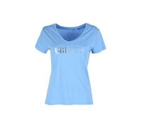 The People Rep T-shirt donna in cotone con scollo a V e stampa scritta