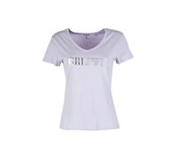 The People Rep T-shirt donna in cotone con scollo a V e stampa scritta