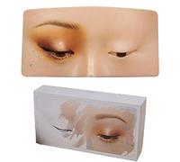 The Perfect Aid to Practicing Makeup, Silicone Mannequin Face For Makeup Face Eyes Makeup Mannequin Silicone False Cosmetologist for Makeup Practice Training, for Beginner (1)