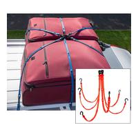 The Perfect Bungee Regolabile 6 Cinturino Flessibile Tela Elastico Rosso 3.65m X