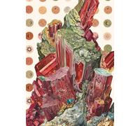 The Perfect Tarot & Oracle Journal: Crimson Crystal & Zodiac Symbol Cover