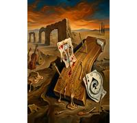 The Persistence of Pegs Surreal Cribbage Journal: a DOT GRID notebook for self-expression