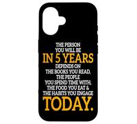 The Person You Will Be In 5 Years Imprenditore Motivazione Custodia per iPhone 16