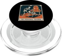 The Personal Trainer Scheletro Tarocco Carta Grafica Vintage PopSockets PopGrip per MagSafe