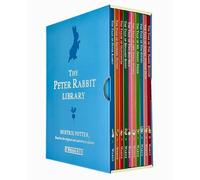 The Peter Rabbit Library 10 Libri Collection Set di Beatrix Potter (The Tale of Peter Rabbit, Squirrel Nutkin, Squirrel Nutkin, Sarto di Gloucester, Benjamin Bunny, Due topi cattivi, Mrs Tiggy-Winkle