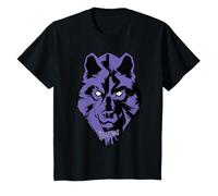 The Phantom Devil Wolf Face Retro Comic Kids Maglietta