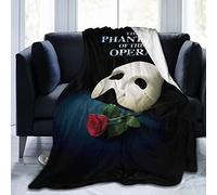 The Phantom of the Opera - Coperta in pile ultra morbida e confortevole, di lusso, per divano, letto, divano, biancheria da letto in peluche leggera, calda, per tutti i 125 cm x 100 cm