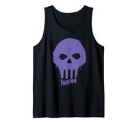 The Phantom Purple Skull Graffiti Paint, Fumetto retrò Canotta