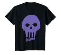 The Phantom Purple Skull Graffiti Paint Retro Comic Kids Maglietta