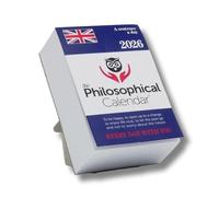 The Philosophical Calendar 2026, Il Calendario Filosofico in Inglese con Supporto in Cartone, Formato A7 da 7,4x10,5 cm, Il Primo e L'Originale Calendario da Tavolo con 365 Giorni di Frasi Filosofiche