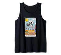 The Photographer Tarot Skeleton Card Design Artistic Camera Canotta