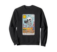 The Photographer Tarot Skeleton Card Design Artistic Camera Felpa