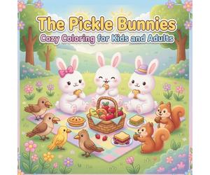 The Pickle Bunnies: Cozy Coloring for Kids and Adults