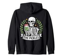 The Pickle Lover Cetriolo Salamoia Decapaggio Wiccan Pagan Felpa con Cappuccio