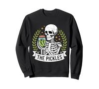 The Pickle Lover Cetriolo Salamoia Pickling Witch Vibes Felpa