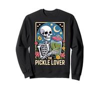 The Pickle Lover Cetriolo Salamoia Tarocchi Sottaceto Gotico Felpa