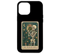 The Pickled Soul Funny Skeleton Pickle Jar Tarot Card Vibe Custodia per iPhone 12 Pro Max
