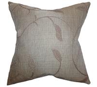 The Pillow Collection Delyth-Copricuscino Floreale, Cotone, Java, Blu, 11105 x 11105 x 3883 cm