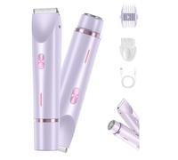 The Pink Galaxy Shaver, ink Galaxy Electric Razor, Dual Headed Comfort 2 In 1 Electric Lady Shaver, Bikini Trimmer For Women, lectric Razors For Women, Waterproof Wet & Dry Use (Purple)