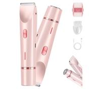 The Pink Galaxy Shaver, ink Galaxy Electric Razor, Dual Headed Comfort 2 In 1 Electric Lady Shaver, Bikini Trimmer For Women, lectric Razors For Women, Waterproof Wet & Dry Use (Pink)