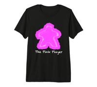 The Pink Player Meeple Board Gamer - Piano da Tavolo Maglietta Premium