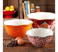 The Pioneer Woman Flea Market smerlo ciotola set, pezzi Multicolor