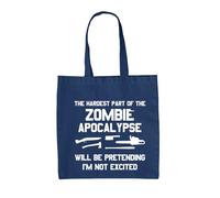 The più Difficile Part Of Zombie Apocalypse - Tela Borsa - Walking Dead