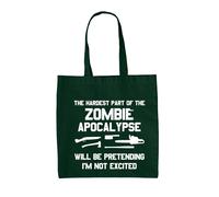 The più Difficile Part Of Zombie Apocalypse - Tela Borsa - Walking Dead