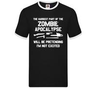 The più Difficile Part Of Zombie Apocalypse - Uomo Suoneria - Walking Dead Funny
