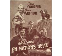 The Plainsman Gary Cooper Jean Arthur James Ellison 1936 programma cinematogr...