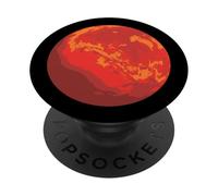 The Planet Mars Space Nerd e Science Geek Explorer Design PopSockets PopGrip Adesivo