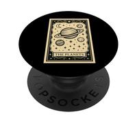 The Planets Tarocco Card - Halloween Spooky Gothic Witchy PopSockets PopGrip Adesivo