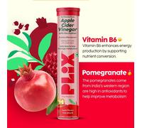THE PLANT FIX Aceto di Sidro di Mele Tavoletta Effervescente con Madre Con B6...