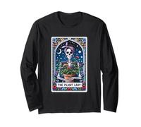 The Plant Lady Tarocchi Scheletro Scheletro Mamma Fiori Teschio Maglia a Manica