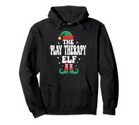 The Play Therapy Elf - Gruppo di Famiglia di Natale Divertente Felpa con Cappuccio